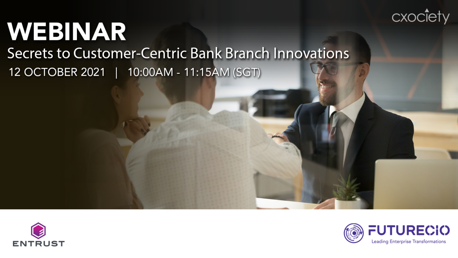 Webinar Secrets to CustomerCentric Bank Branch Innovations CXOCIETY